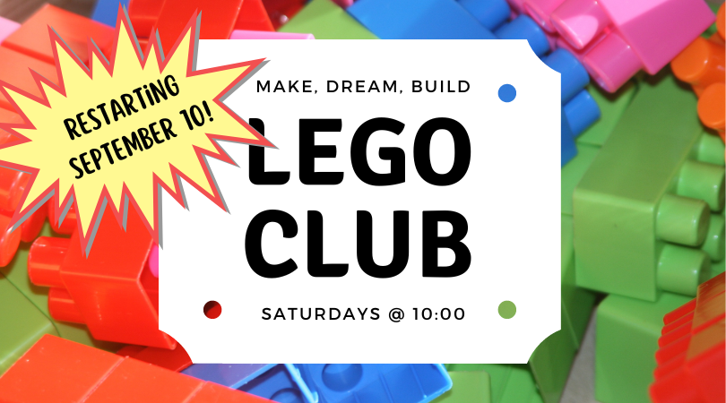 LEGO Club Saturdays at 10 am