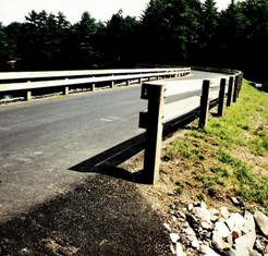 Road over Boone Dam