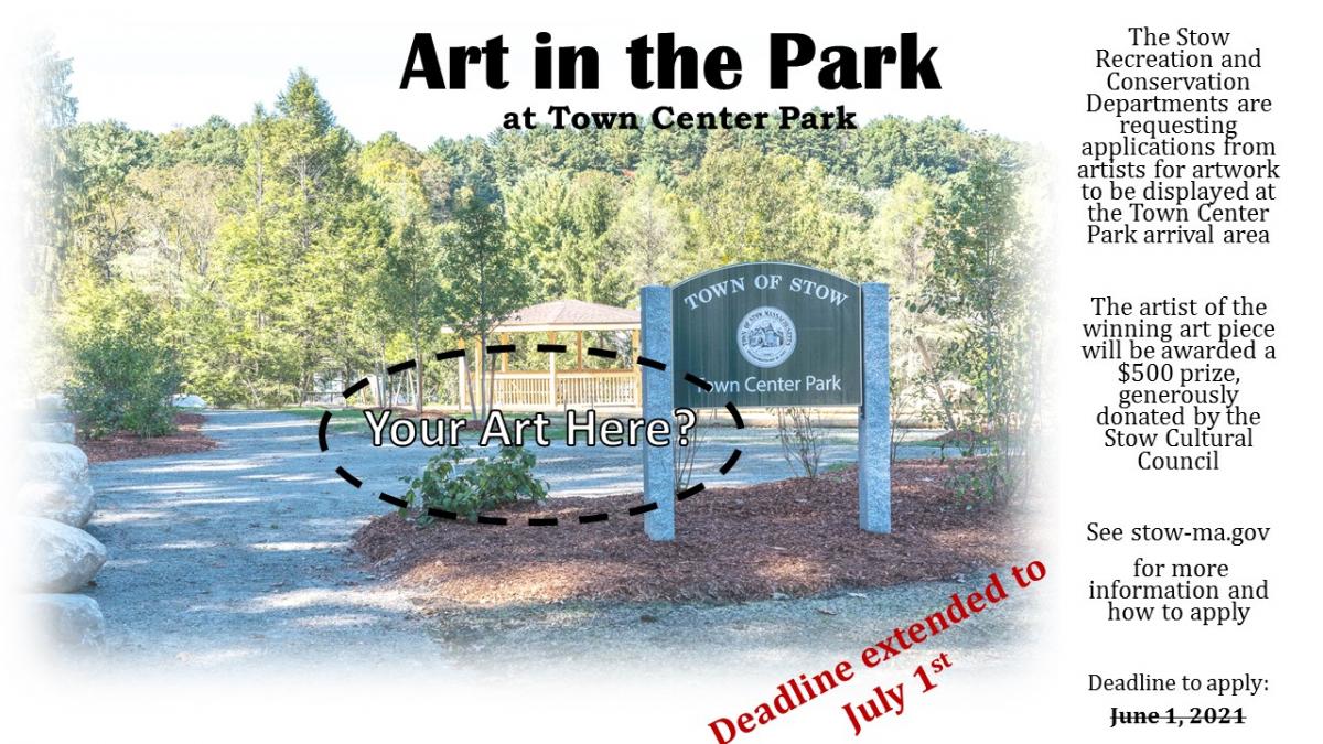 Art in the Park flyer