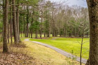 paved path through a golf course