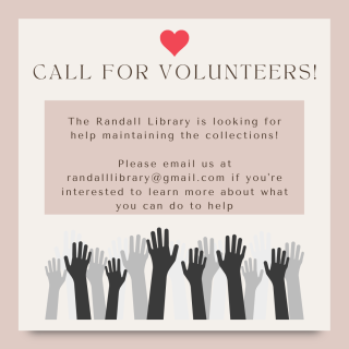 Volunteering at the Randall Library